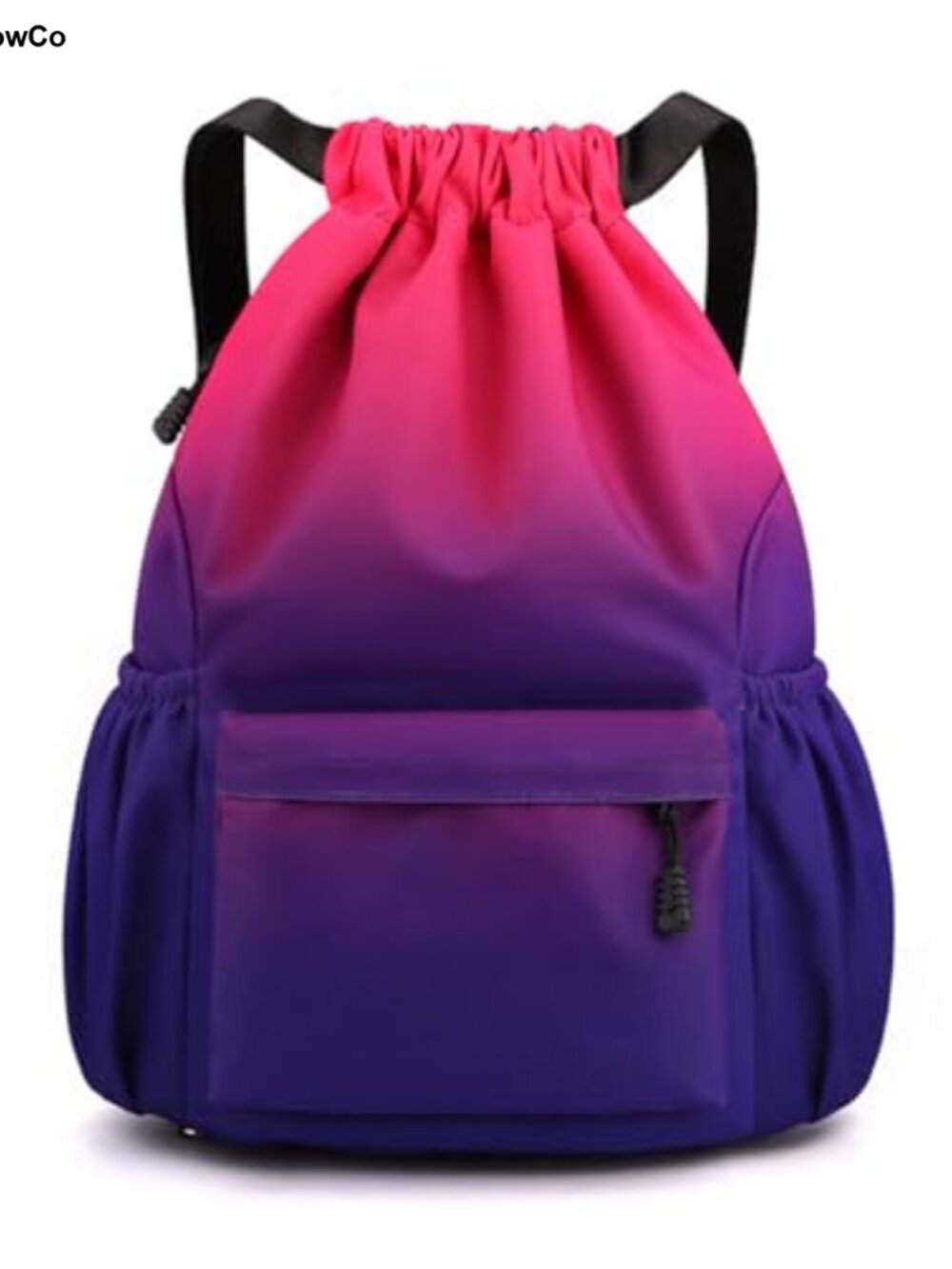 Waterproof Drawstring Backpack Oxford Nylon Gym Travel Bag